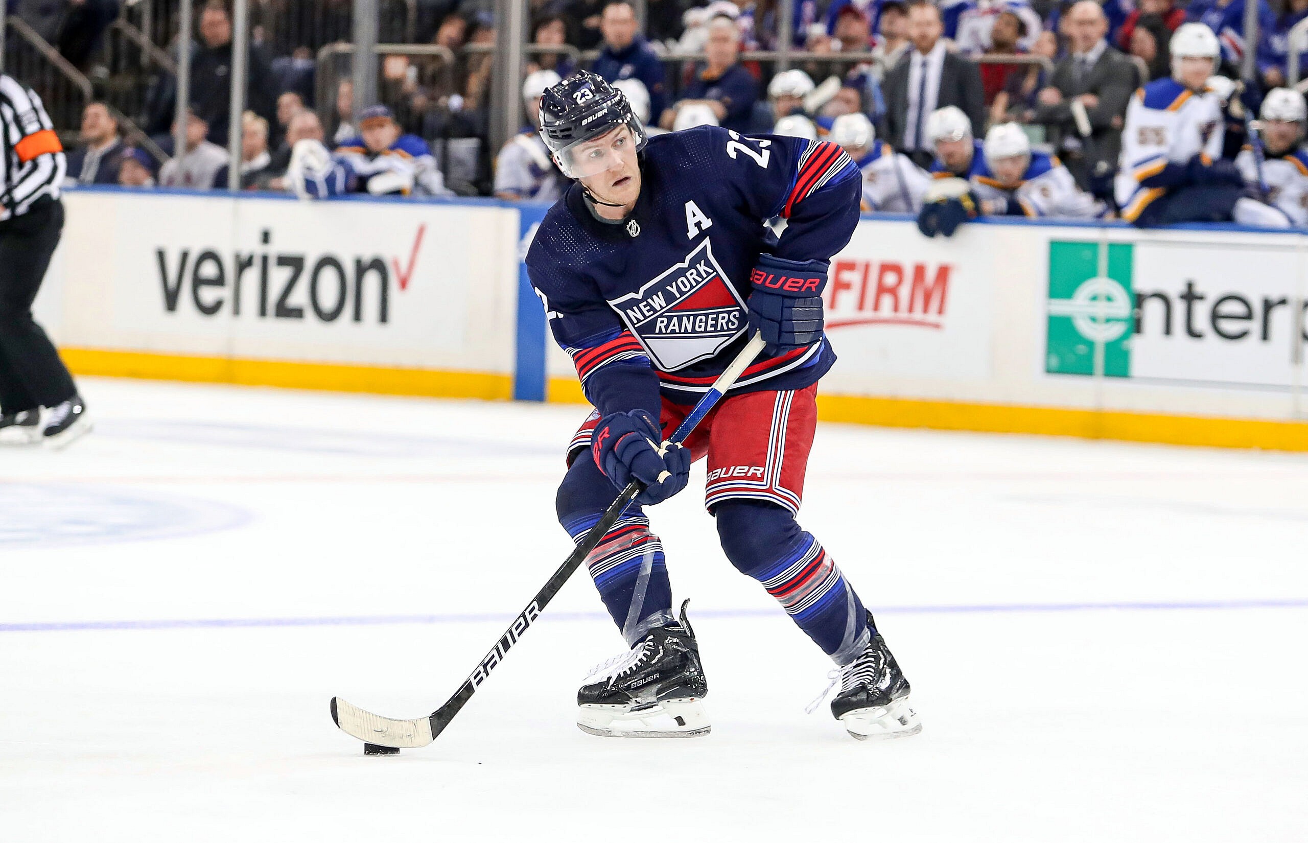 NHL: St. Louis Blues at New York Rangers