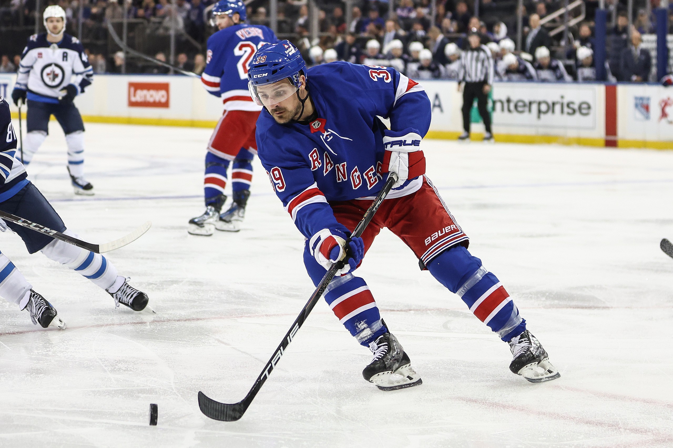 NHL: Winnipeg Jets at New York Rangers