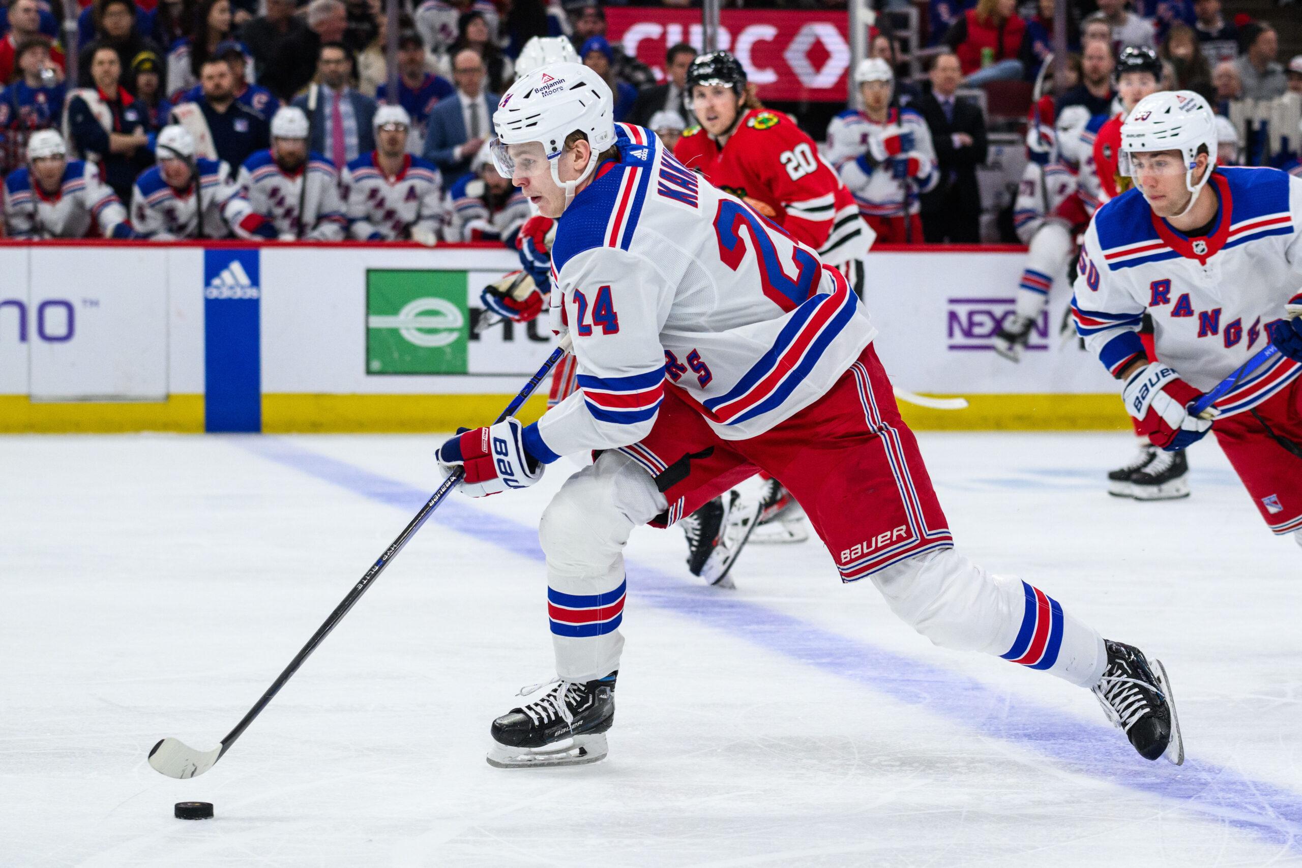 NHL: New York Rangers at Chicago Blackhawks