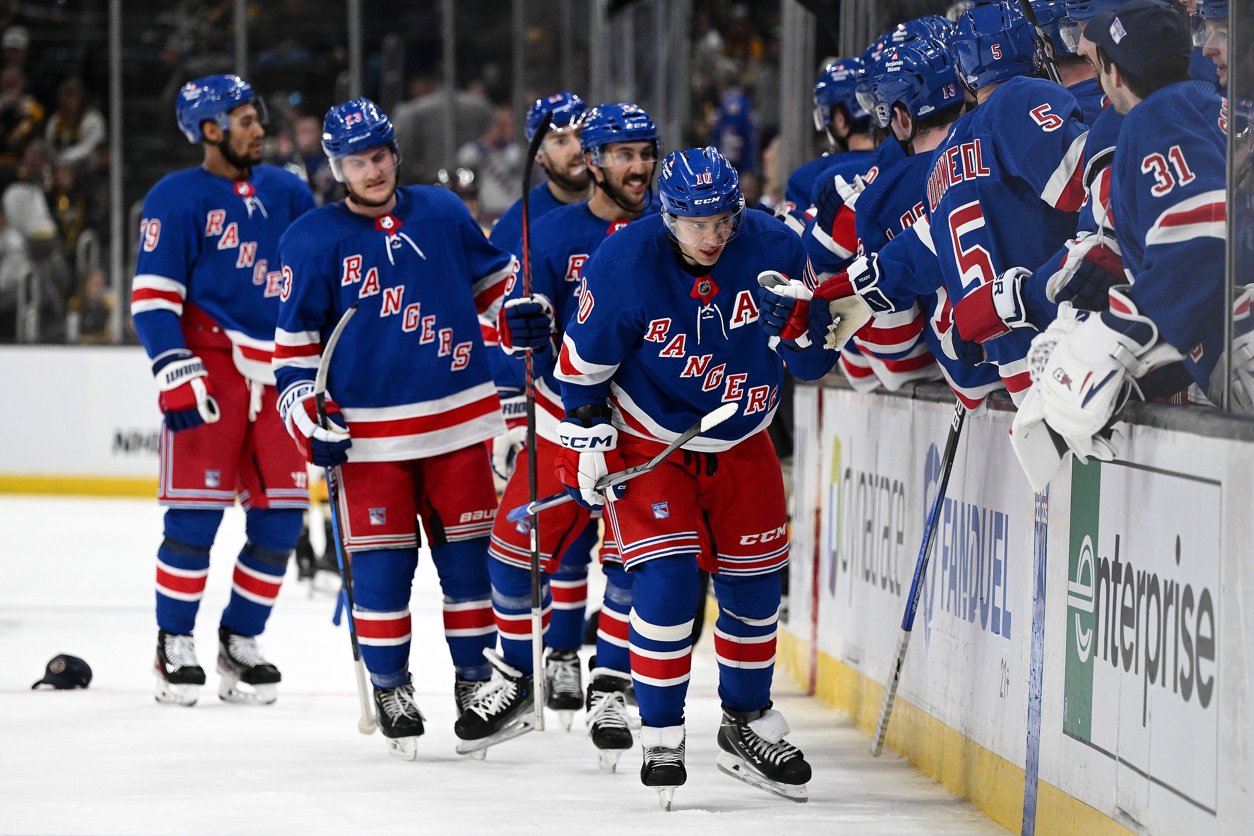 NHL: New York Rangers at Boston Bruins