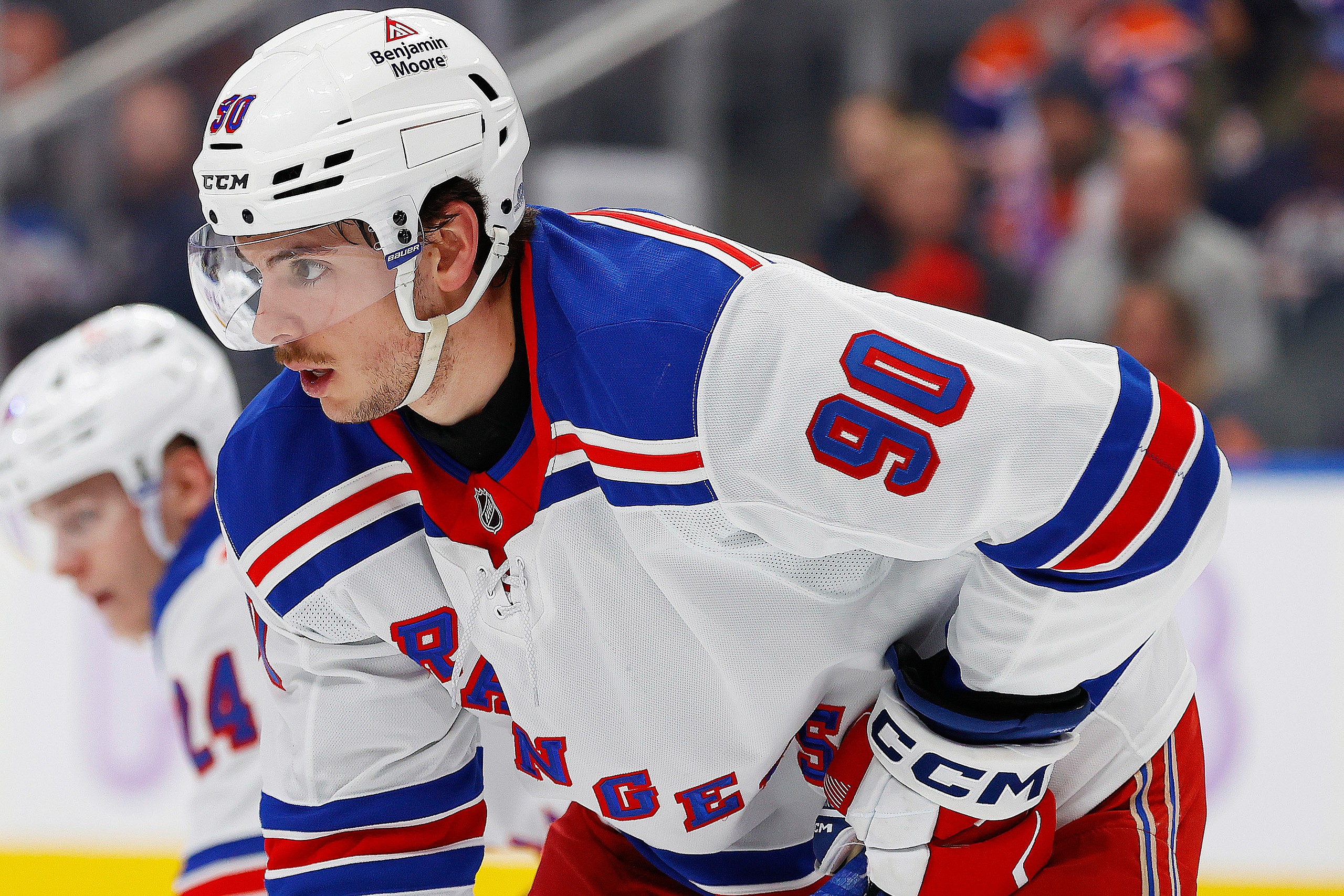NHL: New York Rangers at Edmonton Oilers