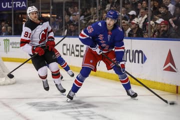 NHL: New Jersey Devils at New York Rangers