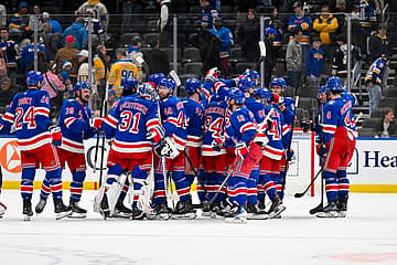 NHL: New York Rangers at St. Louis Blues