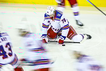 NHL: New York Rangers at Calgary Flames