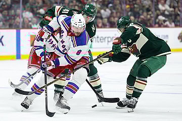 NHL: New York Rangers at Minnesota Wild