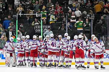 NHL: New York Rangers at Minnesota Wild