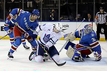 NHL: Toronto Maple Leafs at New York Rangers
