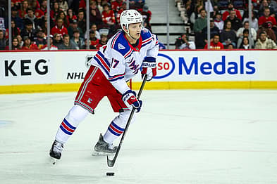 NHL: New York Rangers at Calgary Flames