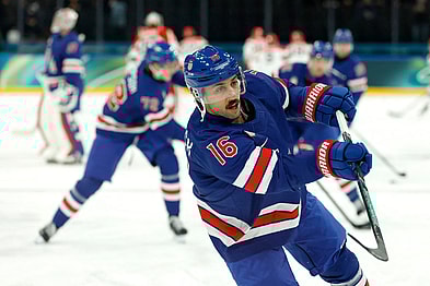 Olympics: Ice Hockey-Men Group C - USA-DEN