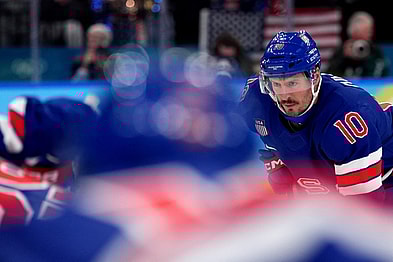 Olympics: Ice Hockey-Men Quarterfinal- USA-SWE