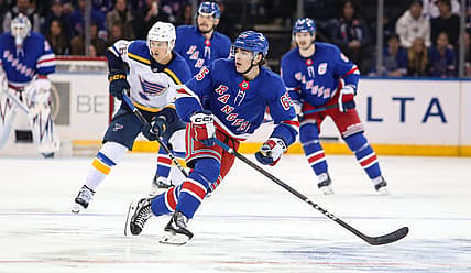 NHL: St. Louis Blues at New York Rangers