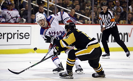 NHL: Stanley Cup Playoffs-New York Rangers at Pittsburgh Penguins