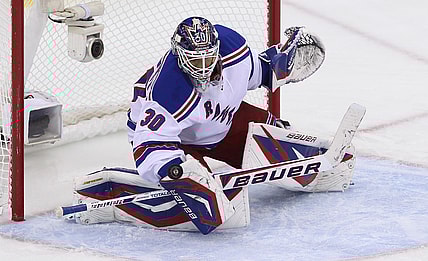 NHL: Stanley Cup Playoffs-New York Rangers at New Jersey Devils