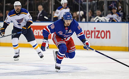 NHL: St. Louis Blues at New York Rangers