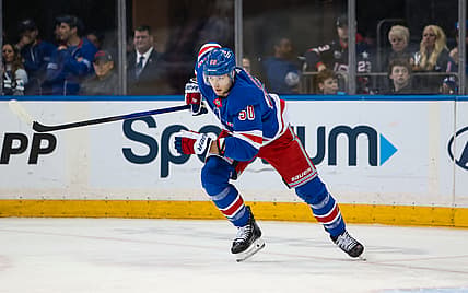 NHL: Vancouver Canucks at New York Rangers