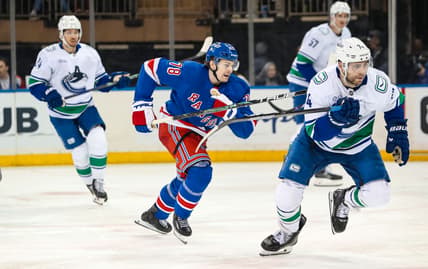 NHL: Vancouver Canucks at New York Rangers