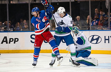NHL: Vancouver Canucks at New York Rangers