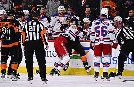 NHL: New York Rangers at Philadelphia Flyers
