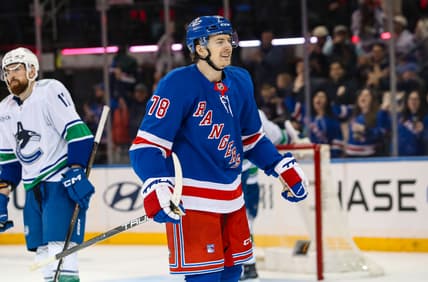 NHL: Vancouver Canucks at New York Rangers