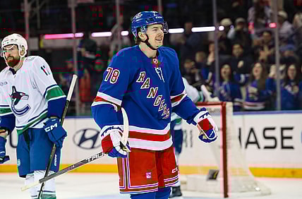NHL: Vancouver Canucks at New York Rangers