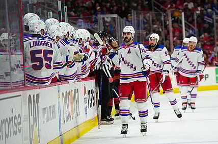 NHL: Stanley Cup Playoffs-New York Rangers at Carolina Hurricanes