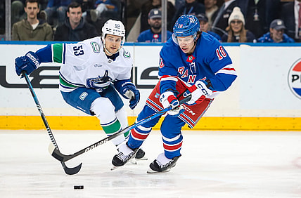 NHL: Vancouver Canucks at New York Rangers