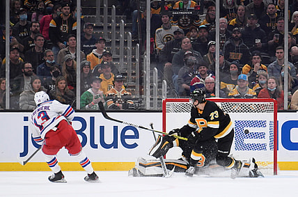 NHL: New York Rangers at Boston Bruins