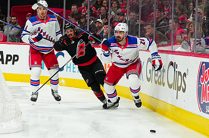NHL: Stanley Cup Playoffs-New York Rangers at Carolina Hurricanes
