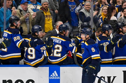 NHL: New York Rangers at St. Louis Blues