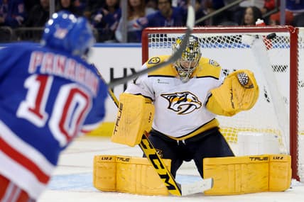 NHL: Nashville Predators at New York Rangers