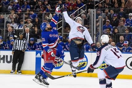 NHL: Columbus Blue Jackets at New York Rangers