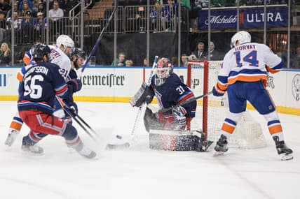 NHL: New York Islanders at New York Rangers