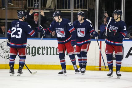 NHL: New Jersey Devils at New York Rangers