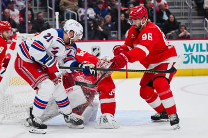 NHL: New York Rangers at Detroit Red Wings