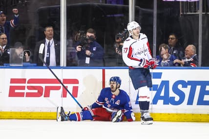 NHL: Stanley Cup Playoffs-Washington Capitals at New York Rangers