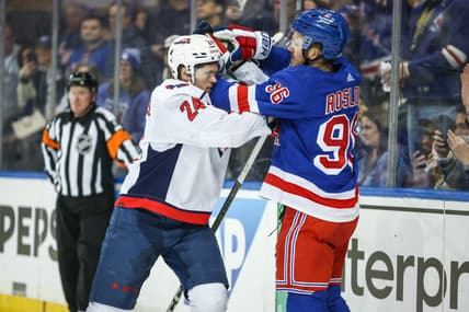 NHL: Stanley Cup Playoffs-Washington Capitals at New York Rangers