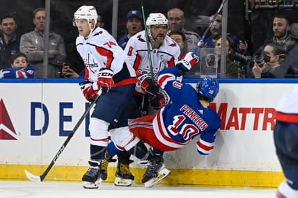 NHL: Stanley Cup Playoffs-Washington Capitals at New York Rangers