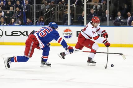 NHL: Carolina Hurricanes at New York Rangers
