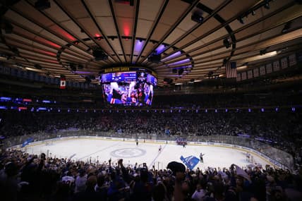 NHL: Stanley Cup Playoffs-Carolina Hurricanes at New York Rangers