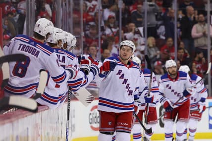 NHL: Stanley Cup Playoffs-New York Rangers at New Jersey Devils