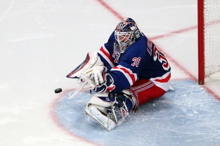 NHL: Stanley Cup Playoffs-Washington Capitals at New York Rangers