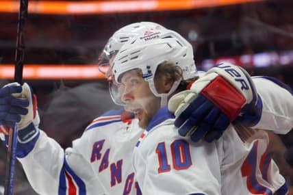 NHL: New York Rangers at Detroit Red Wings