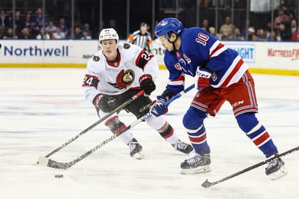 NHL: Ottawa Senators at New York Rangers
