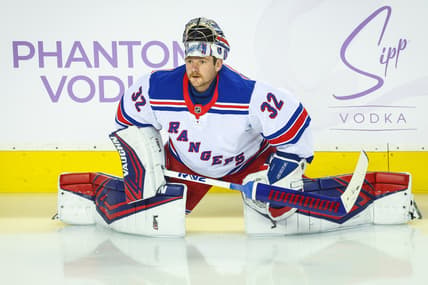 NHL: New York Rangers at Calgary Flames