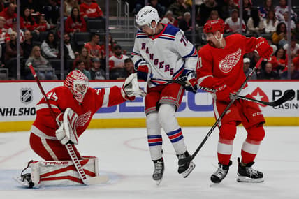 NHL: New York Rangers at Detroit Red Wings