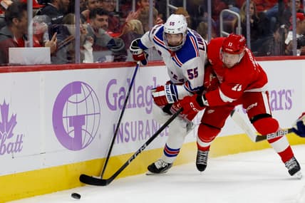 NHL: New York Rangers at Detroit Red Wings
