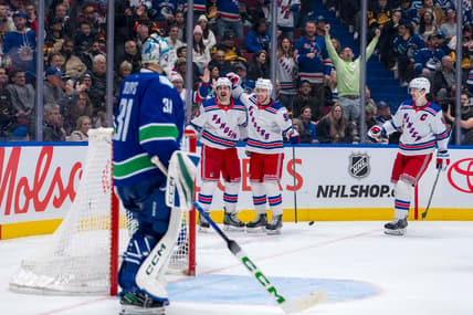 NHL: New York Rangers at Vancouver Canucks