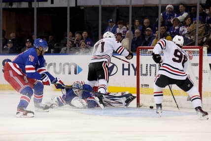 NHL: Chicago Blackhawks at New York Rangers