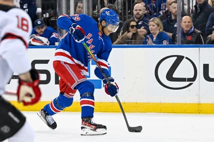 NHL: New Jersey Devils at New York Rangers