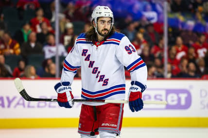NHL: New York Rangers at Calgary Flames